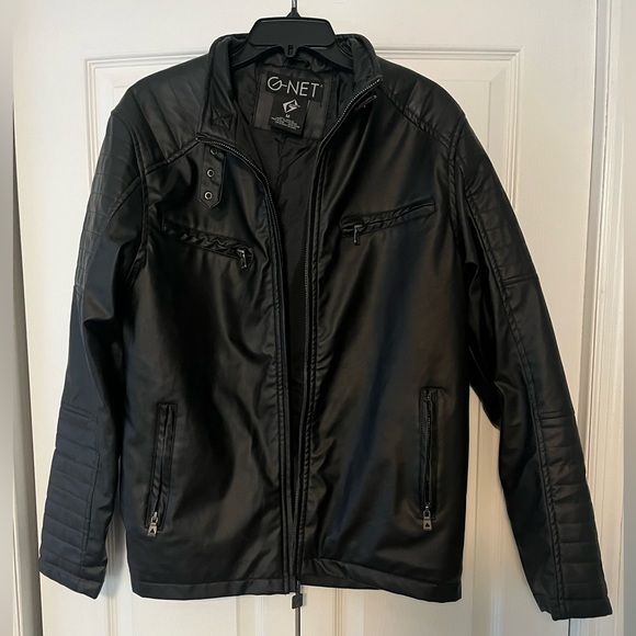 G-Net Faux Leather Jacket - Picture 1 of 6